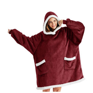 Bedsure Blanket Warm Hoodie Robe fits all sizes
